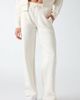 GUESS GUESS Calista Logo Embellished Wide Leg Pants - 4