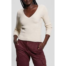 GUESS GUESS Cirila V-Neck Rib Sweater