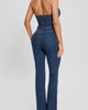 GUESS GUESS Claire Halter Neck Denim Jumpsuit - 2