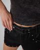 GUESS GUESS Darcey Tokyo Stud Detail Faux Suede Shorts - 3
