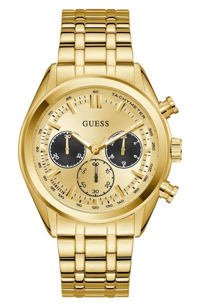 GUESS GUESS Dawson Chronograph Bracelet Watch, 44mm