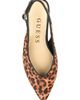 GUESS GUESS Dorazio Genuine Calf Hair Slingback Pointed Toe Flat - 3