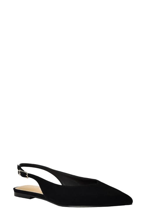 GUESS GUESS Dorazio Slingback Pointed Toe Suede Flat