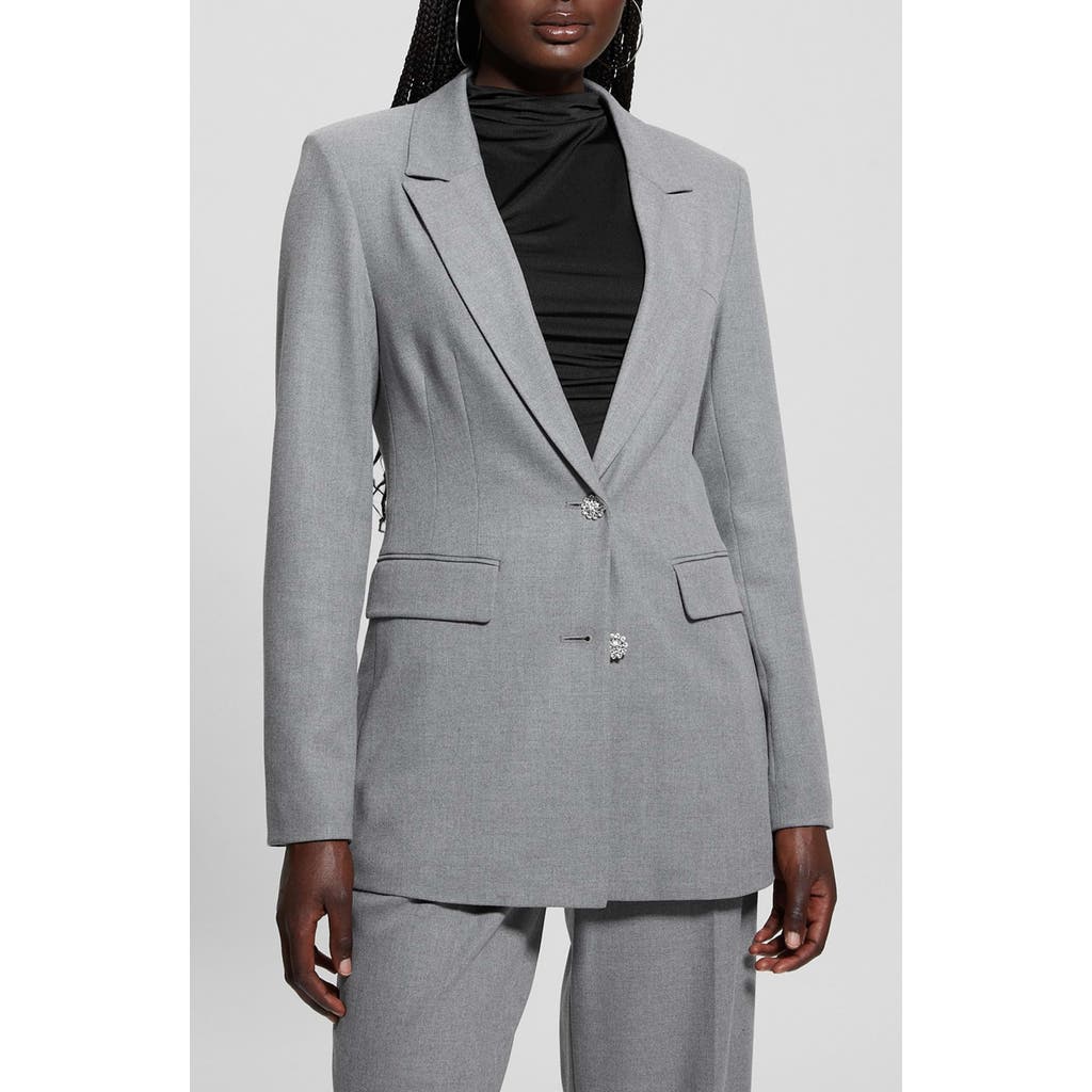 GUESS GUESS Doris Rhinestone Button Blazer