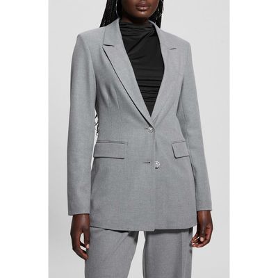 GUESS GUESS Doris Rhinestone Button Blazer