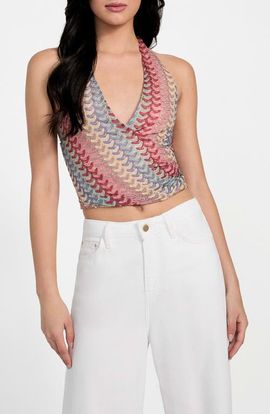 GUESS GUESS Fearne Knit Halter Top
