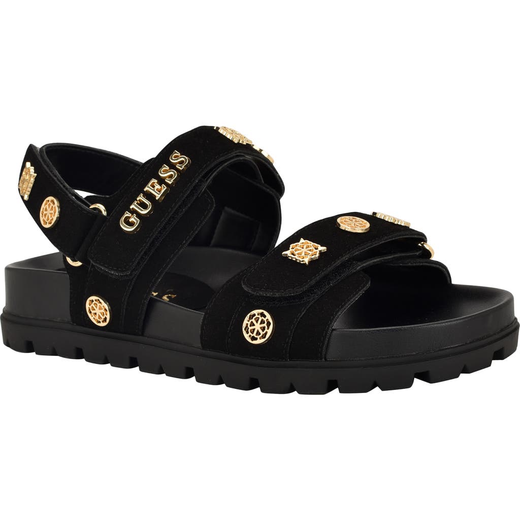 GUESS GUESS Florizi Studded Quarter Strap Sandal