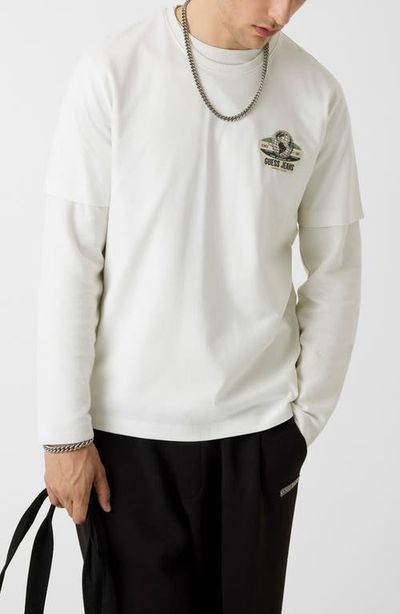 GUESS GUESS Globe Graphic Long Sleeve T-Shirt
