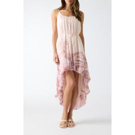 GUESS GUESS Isla Palm Tree Print High-Low Dress