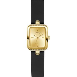 GUESS GUESS Isla Tank Silicone Strap Watch, 22mm