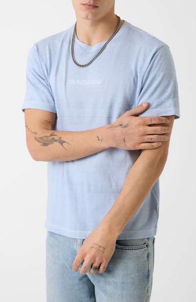 GUESS GUESS Jacquard Stripe Logo Graphic T-Shirt