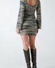 GUESS GUESS Justina Space Dyed Long Sleeve Minidress - 2