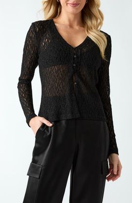 GUESS GUESS Matilde Lace Cardigan Top
