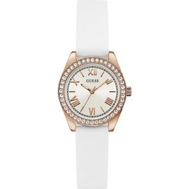 GUESS GUESS Mini Luna Silicone Strap Watch, 30mm