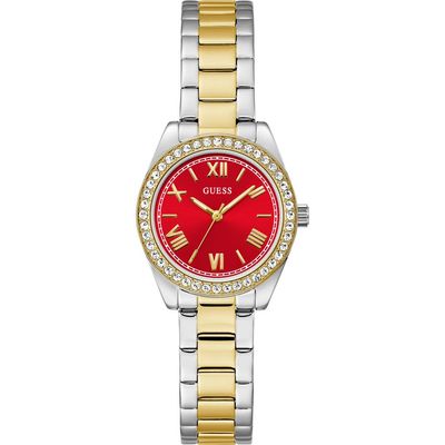GUESS GUESS Mini Luna Two-Tone Bracelet Watch, 30mm