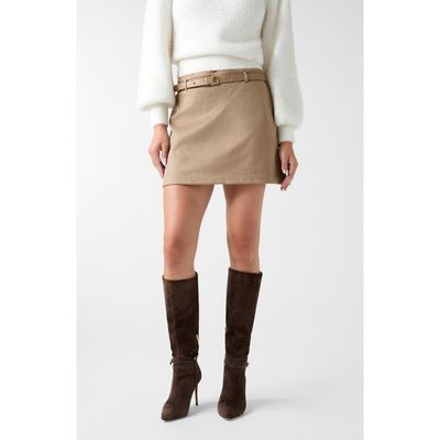 GUESS GUESS New Grace Faux Suede Miniskirt