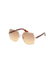 GUESS GUESS Oversized Rimless Hexagonal Sunglasses - 1