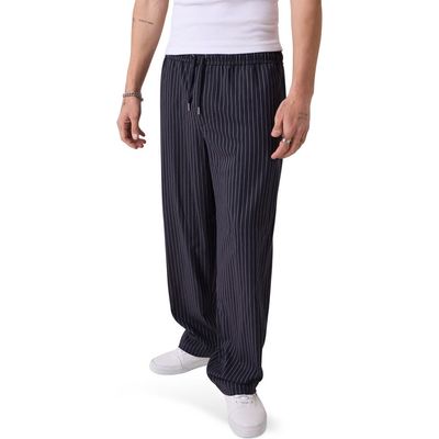 GUESS GUESS Pinstripe Elastic Waist Pants