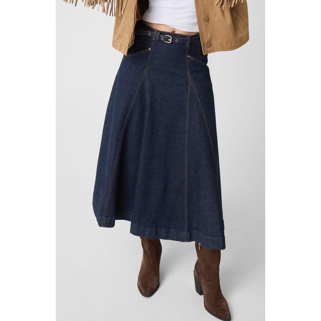 GUESS GUESS Rayne Paneled Denim Maxi Skirt