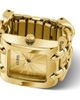 GUESS GUESS Rectangle Sunray Dial Ring Watch, 20mm - 1