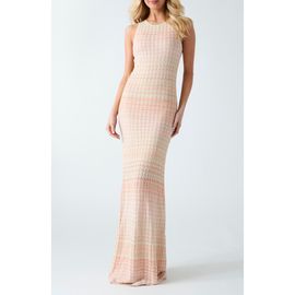 GUESS GUESS Rosalyn Metallic Sleeveless Knit Maxi Dress