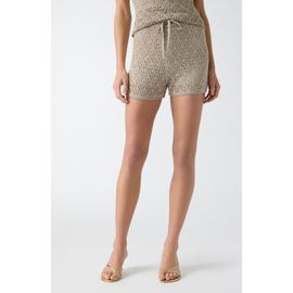 GUESS GUESS Serina Metallic Pointelle Knit Shorts