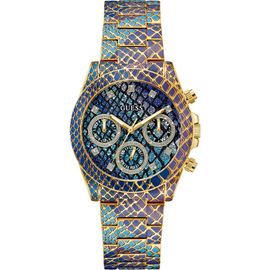 GUESS GUESS Serpentina Python Pattern Bracelet Watch, 38mm
