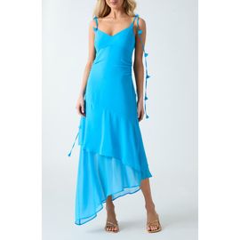 GUESS GUESS Stefani Layered Ruffle Sleeveless Maxi Dress