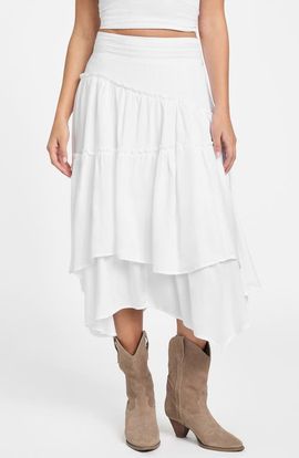 GUESS GUESS Tanya Tiered Maxi Skirt