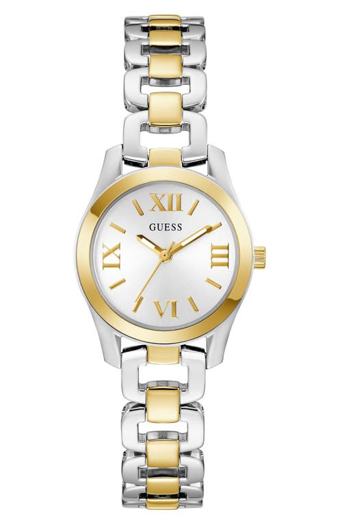 GUESS GUESS Veda Two-Tone Bracelet Watch, 28mm