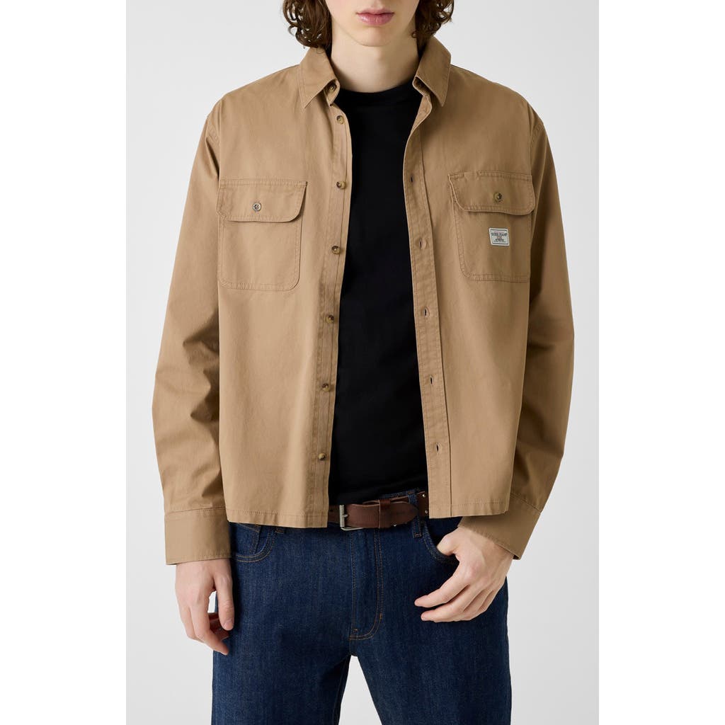 GUESS JEANS GUESS JEANS Boxy Cotton Shirt Jacket