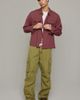 GUESS JEANS GUESS JEANS Boxy Cropped Button-Down Shirt Top in Soft Berry Plaid, Men's at Urban Outfitters - 5