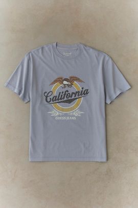 GUESS JEANS GUESS JEANS California Graphic Tee in Blue, Men's at Urban Outfitters