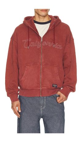 Guess Jeans Guess Jeans Chain Stitch Zip Up Hoodie