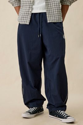 GUESS JEANS GUESS JEANS Crinkle Track Pants in Daring Ocean, Men's at Urban Outfitters