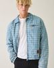 GUESS JEANS GUESS JEANS Detroit Plaid Work Jacket in Lasered Plaid Wash, Men's at Urban Outfitters - 1