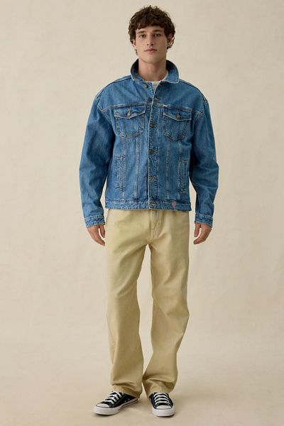 GUESS JEANS GUESS JEANS G18 Relaxed Canvas Pants in Herb Tan, Men's at Urban Outfitters