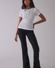 GUESS JEANS GUESS JEANS Layered Rib Knit Henley Tee in Grey, Women's at Urban Outfitters - 1