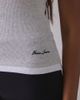 GUESS JEANS GUESS JEANS Layered Rib Knit Henley Tee in Grey, Women's at Urban Outfitters - 4