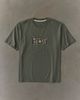 GUESS JEANS GUESS JEANS License Plate Graphic Oversized Tee in Green, Men's at Urban Outfitters - 1