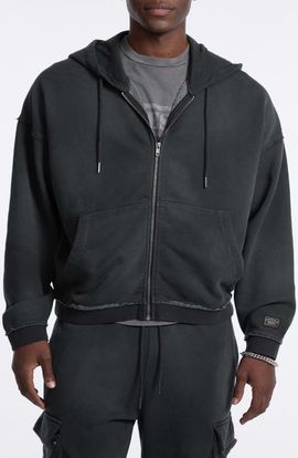 GUESS ORIGINALS GUESS ORIGINALS Boxy Zip Hoodie