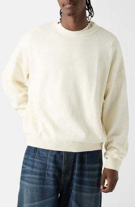 GUESS ORIGINALS GUESS ORIGINALS Go Crewneck Jacquard Sweater