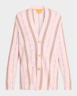 Guest in Residence Baja Everywear Cashmere Jacquard Cardigan