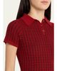 Guest in Residence Cashmere Waffle-Stitched Shrunken Polo Sweater - 5