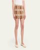 Guest in Residence Fringe Plaid Mini Skirt - 4