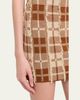 Guest in Residence Fringe Plaid Mini Skirt - 5