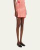 Guest in Residence Gingham Pleated Mini Skirt - 4