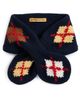 Guest in Residence Guest in Residence Argyle Bowtie Scarf Midnight Combo One - 1