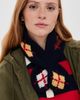 Guest in Residence Guest in Residence Argyle Bowtie Scarf Midnight Combo One - 3