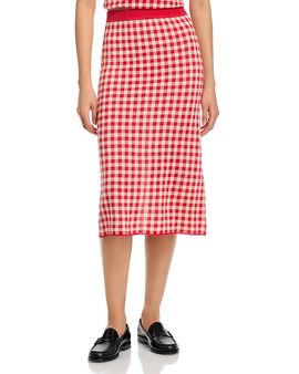 Guest In Residence Guest in Residence Cashmere Gingham Skirt